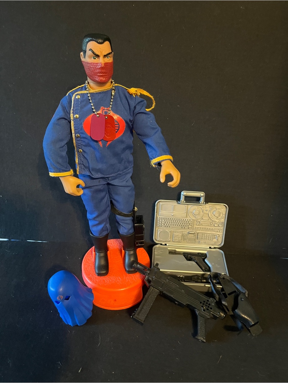 GI Joe Vintage Cobra Commander 12" Action Figure Hall of Fame 1992 Hasbro
